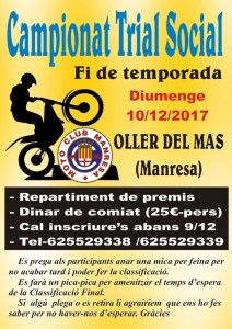 2cartell trial social 2017 Festa Trial Social del Bages