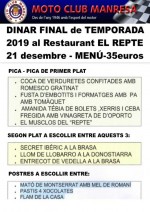 menu sol dinar final temporada 2019